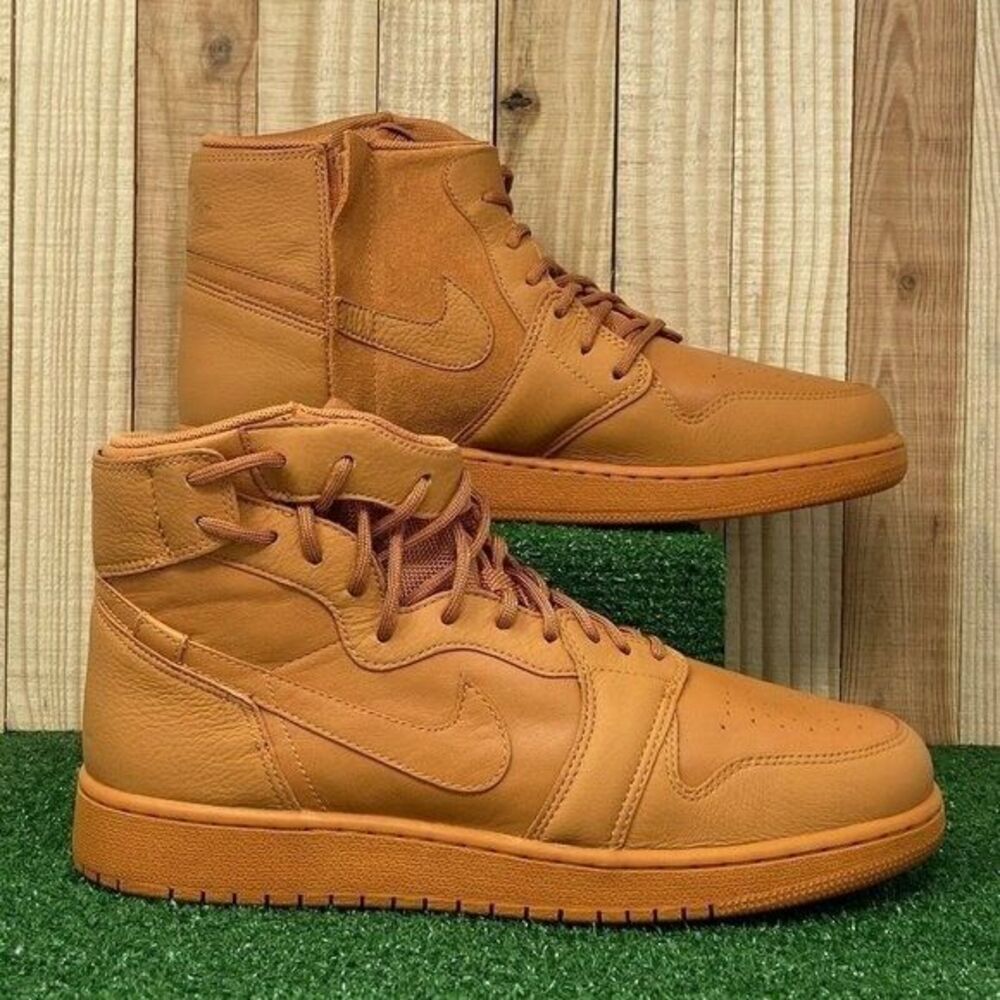 NEW Nike AO1530-800 AJ1 Rebel XX Burnt Orange Zip Up Air Jordan 1 Womans SZ 10